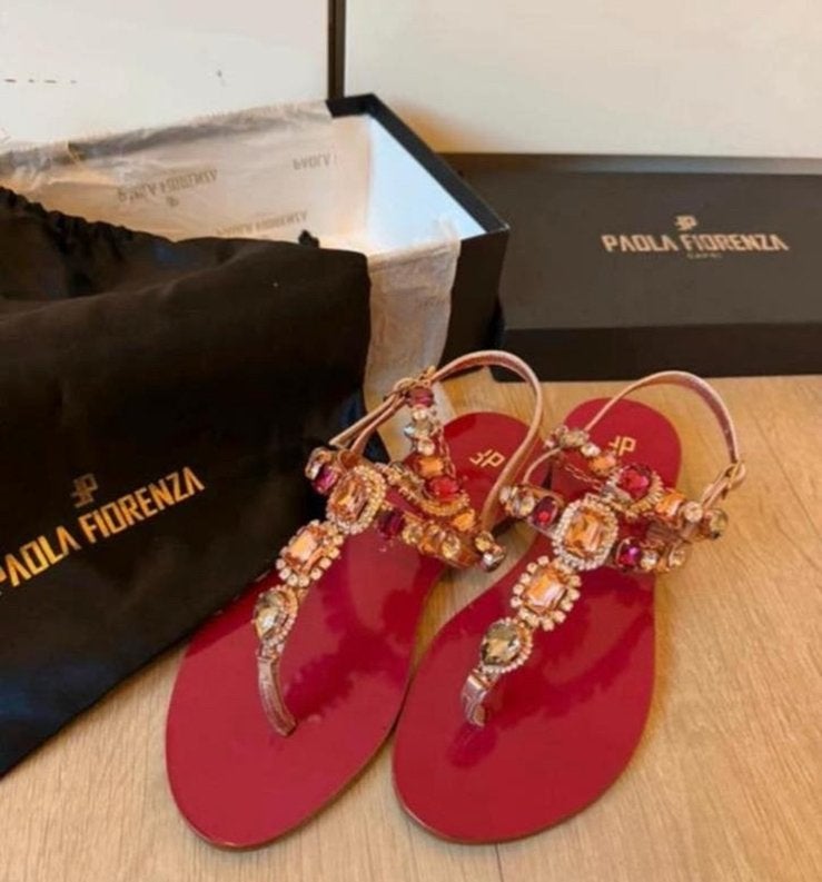 Paola Fiorenza Sandalen Maat 37 - Nieuwstaat, Kleding | Dames, Ophalen of Verzenden, Nieuw, Sandalen of Muiltjes