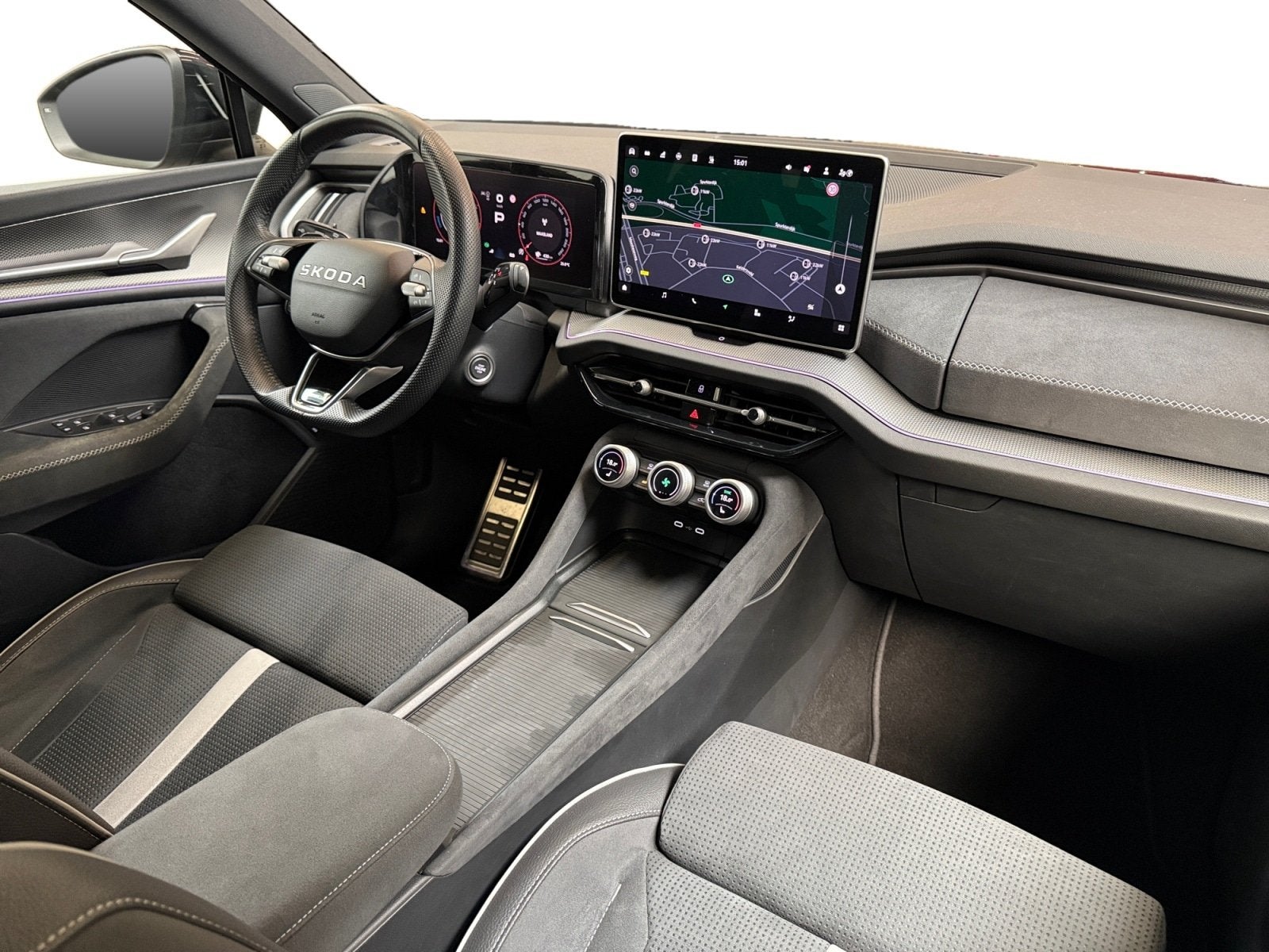 Skoda Kodiaq 1.5 TSI PHEV Sportline Business I Sportstoelen, 4 cilinders, Zwart, Bedrijf, Adaptive Cruise Control
