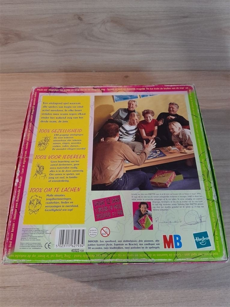 Knetter een te gek spel - s5693, Hobby en Vrije tijd, Gezelschapsspellen | Bordspellen, Verzenden, Zo goed als nieuw