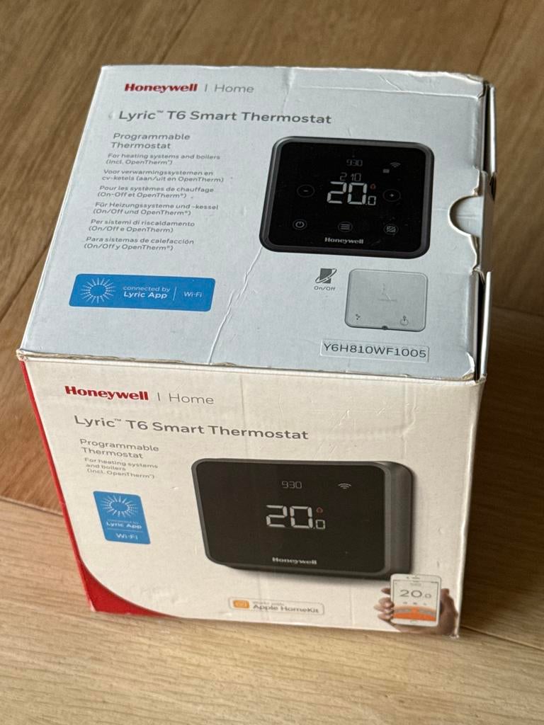 Honeywell Lyric T6 Smart Thermostaat compleet met doos, Ophalen, Slimme thermostaat, Zo goed als nieuw