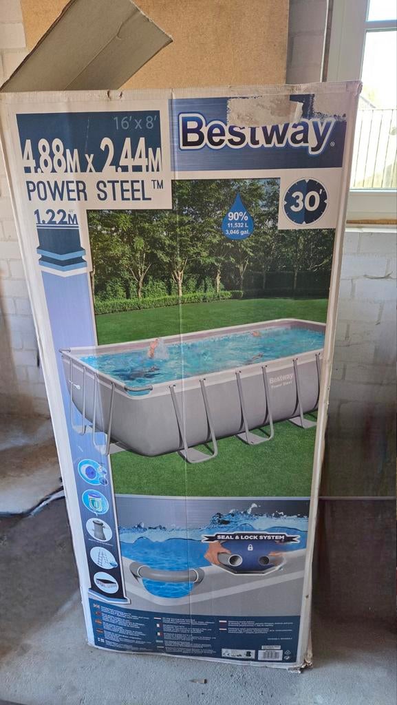 Bestway Zwembad 4,88 x 2,44m, Ophalen of Verzenden