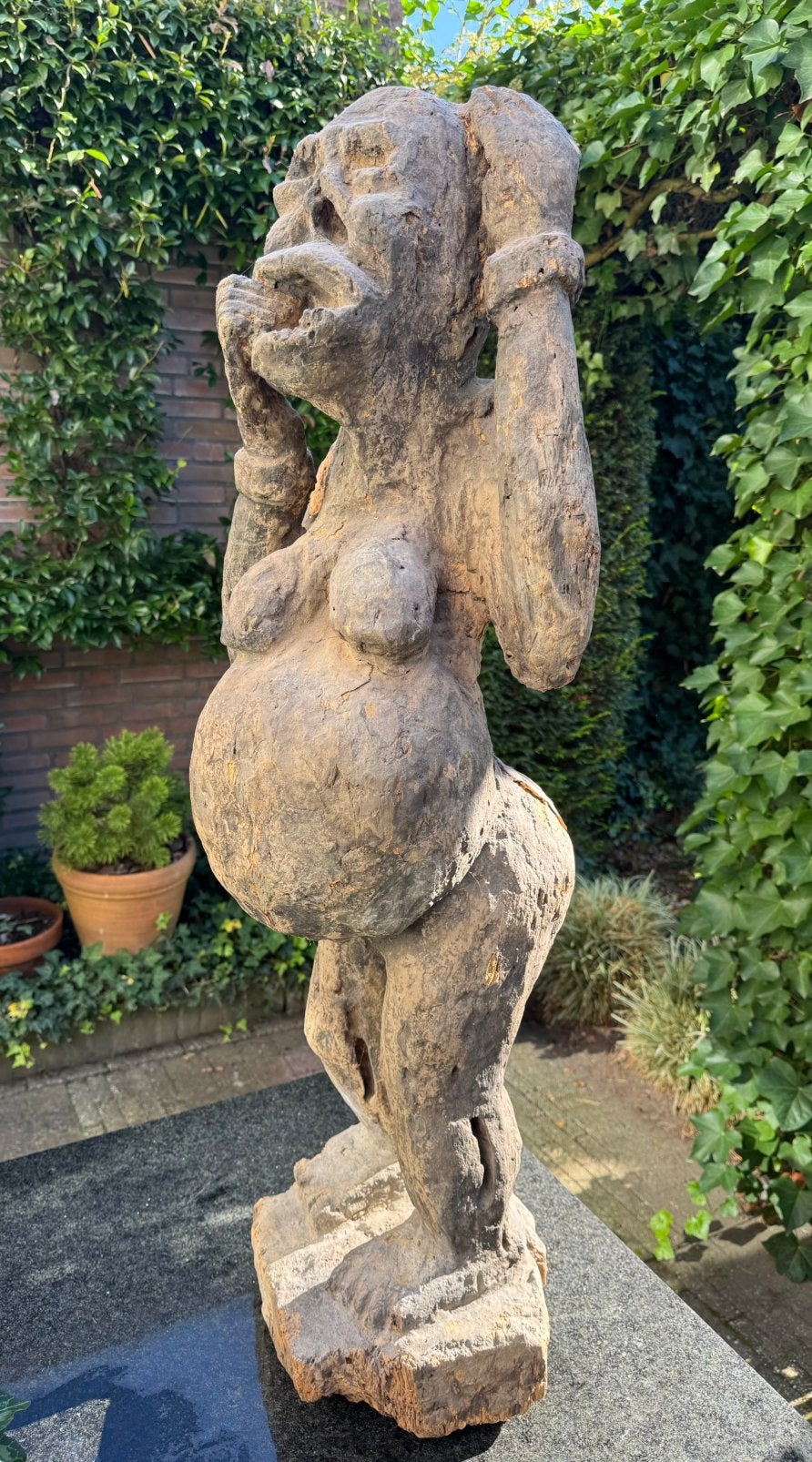 Afrikaans, Boulou (Bulu) beeld,, Antiek en Kunst, Ophalen