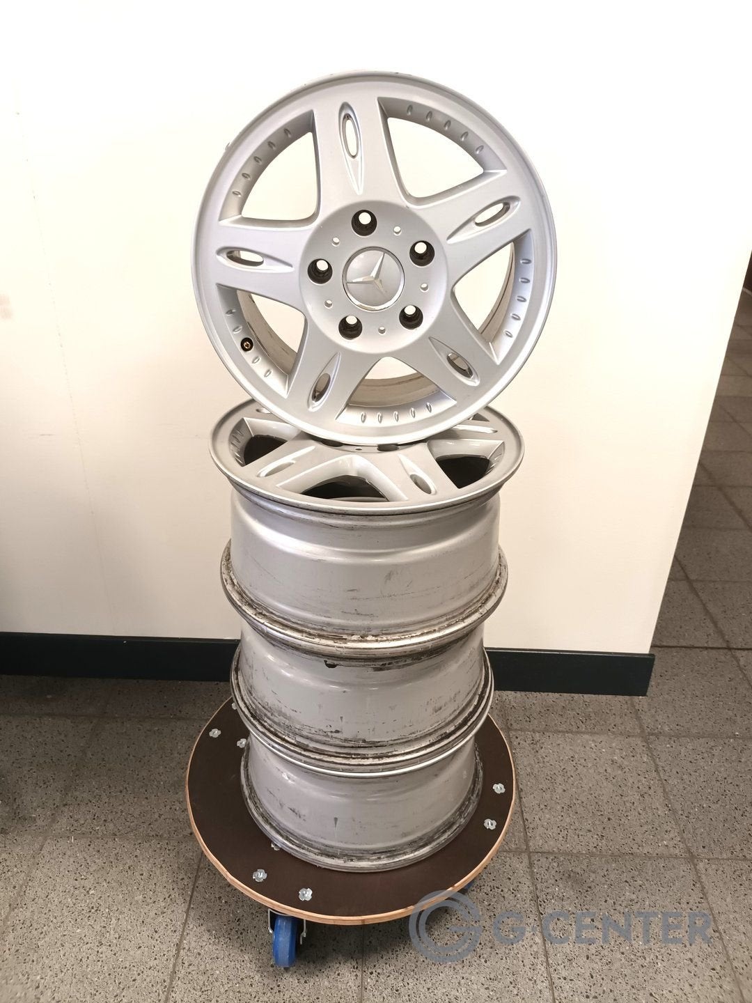 Mercedes-Benz G-Klasse A4634010702 set van 4 velgen W463 Adv, Ophalen, Gebruikt, Velg(en), -