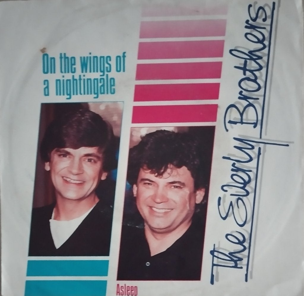 The Everley Brothers - On the wings of a nightingale, 7 inch, Zo goed als nieuw, Pop, Overige typen