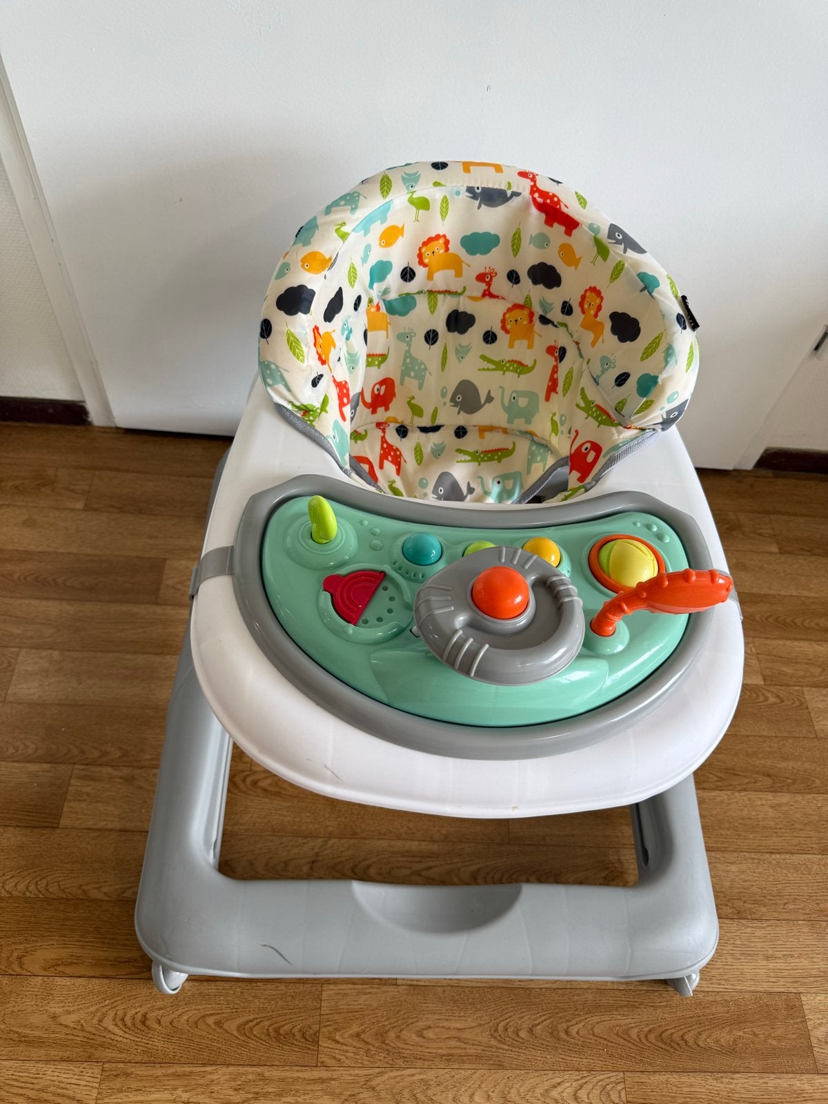 Loopstoel Novi baby funnie grey, Ophalen of Verzenden, Zo goed als nieuw