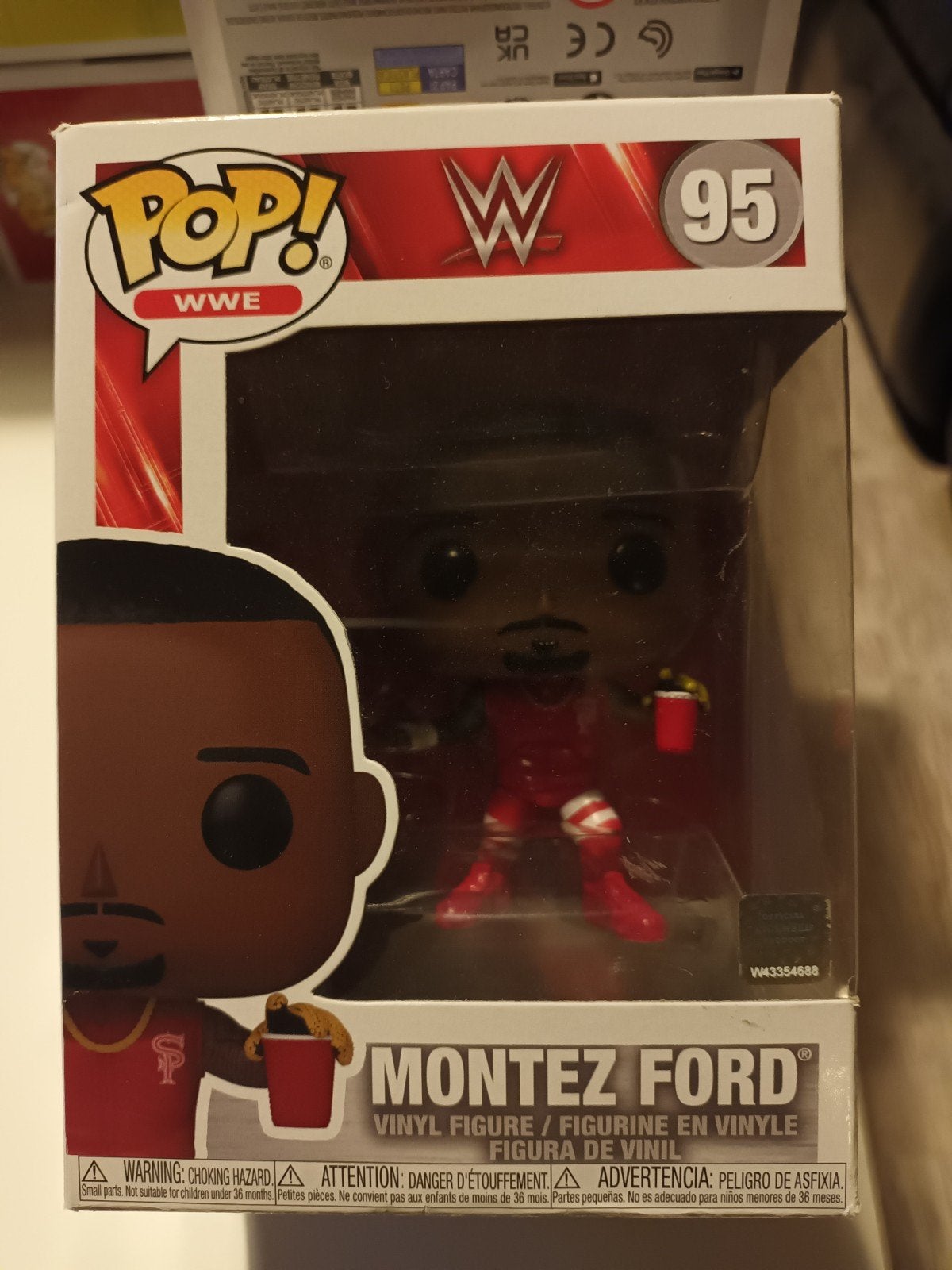 Funko Pop! WWE Montez Ford #95, Ophalen of Verzenden, Zo goed als nieuw