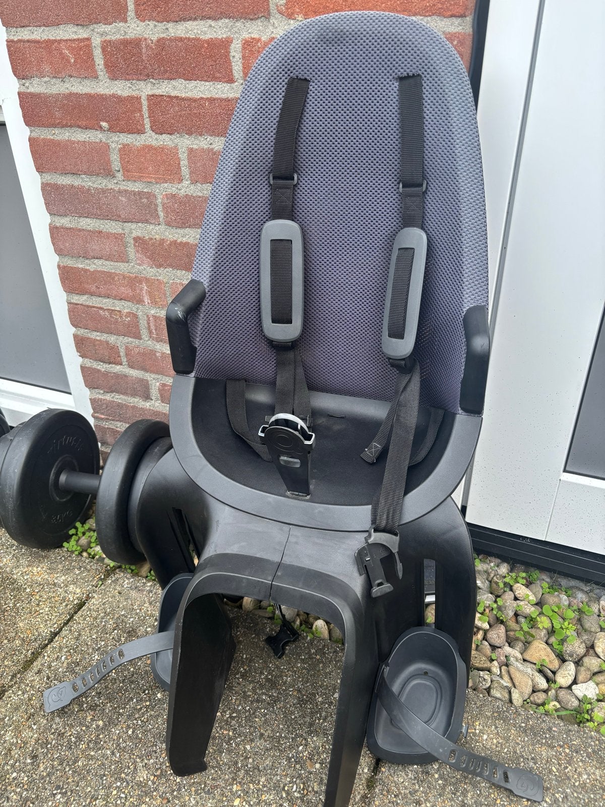 Qibbel air fietszitje - Achterzitje, Ophalen, Achterzitje, 22 t/m 36 kg, Gebruikt