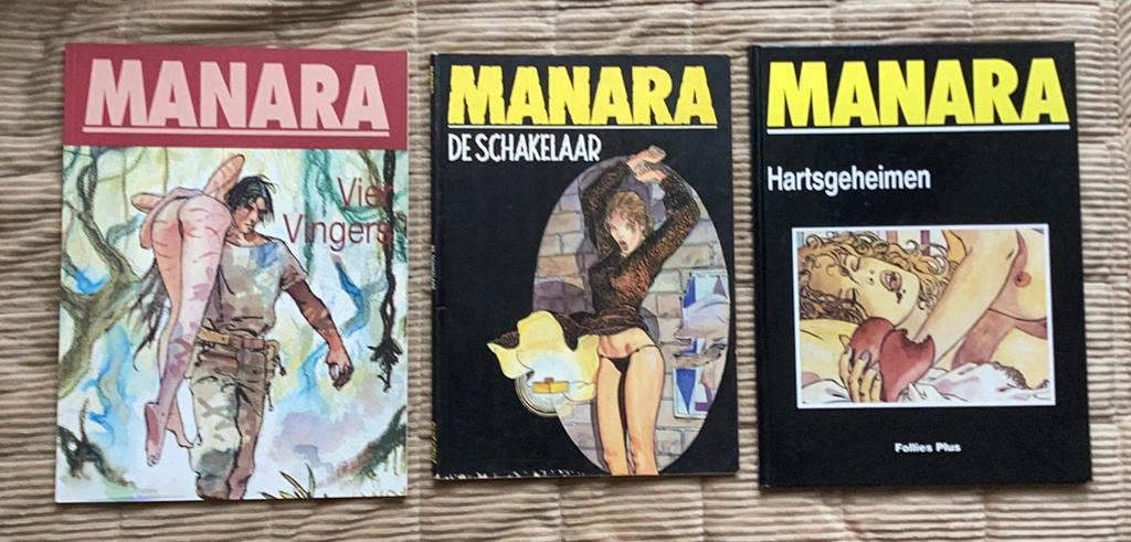 2 softcovers en 1 hardcover MANARA, Boeken, Stripboeken, Eén stripboek, Ophalen of Verzenden, Zo goed als nieuw