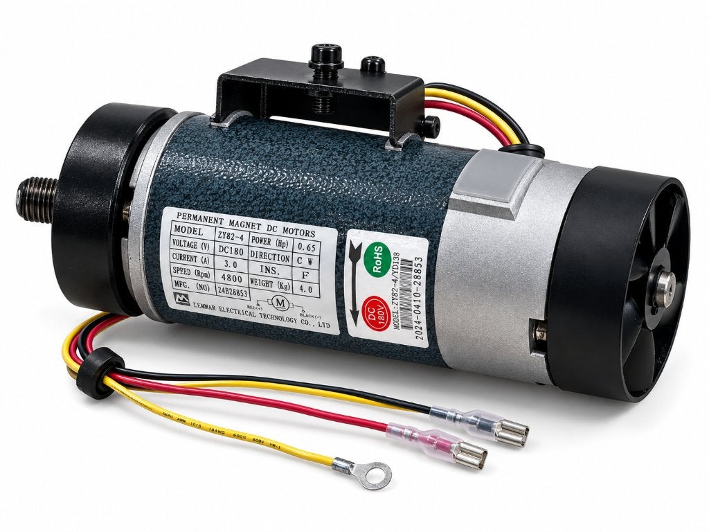 ZY82-4 Loopbandmotor 180V DC 0,65 PK – 4800 RPM Motor, ., Ophalen of Verzenden, Zo goed als nieuw, .