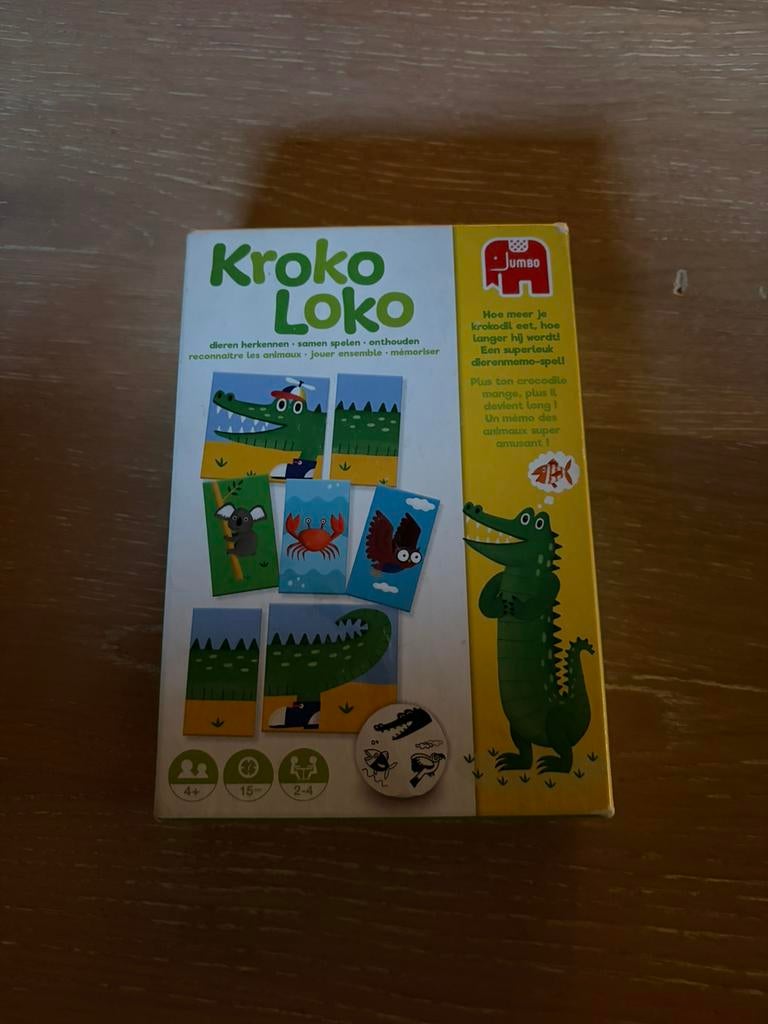 Krokoloko, Drie of vier spelers, Ophalen, Zo goed als nieuw