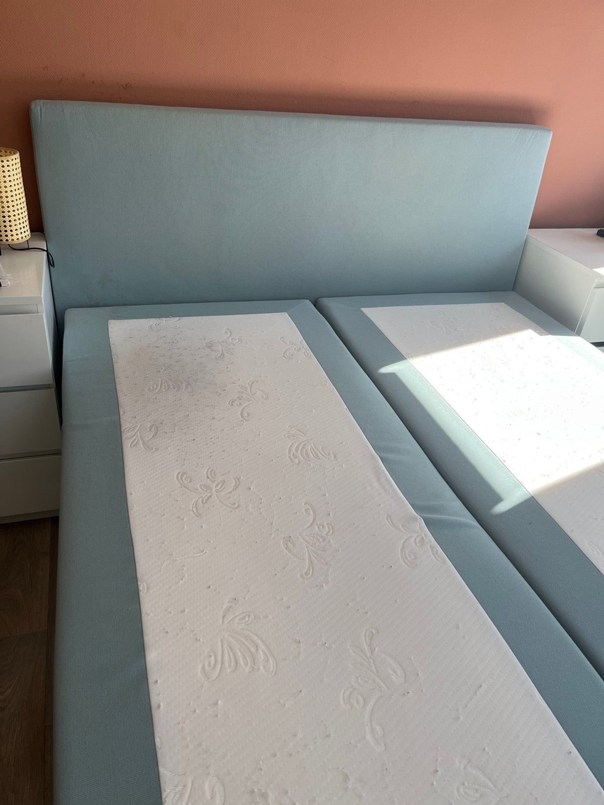 swiss sense boxspring, Ophalen, Tweepersoons, Zo goed als nieuw, 160 cm