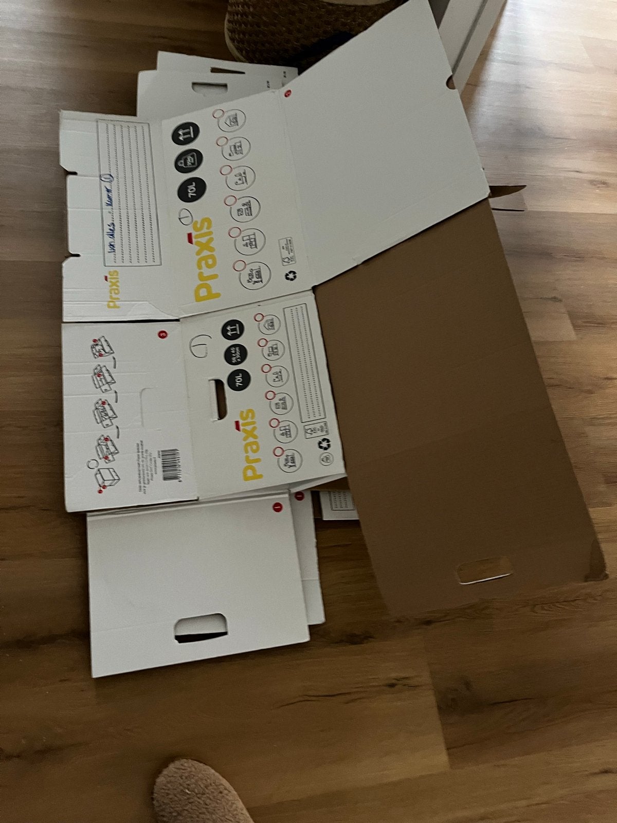10 verhuisdozen €10, Ophalen, Doos, 40 tot 60 cm, Opvouwbaar