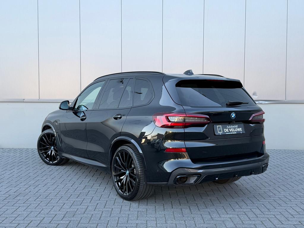 BMW X5 XDrive45e M-Sport|HuD|H&K|Laser|Carbon|22”, Automaat, Gebruikt, 394 pk, Met garantie (alle)