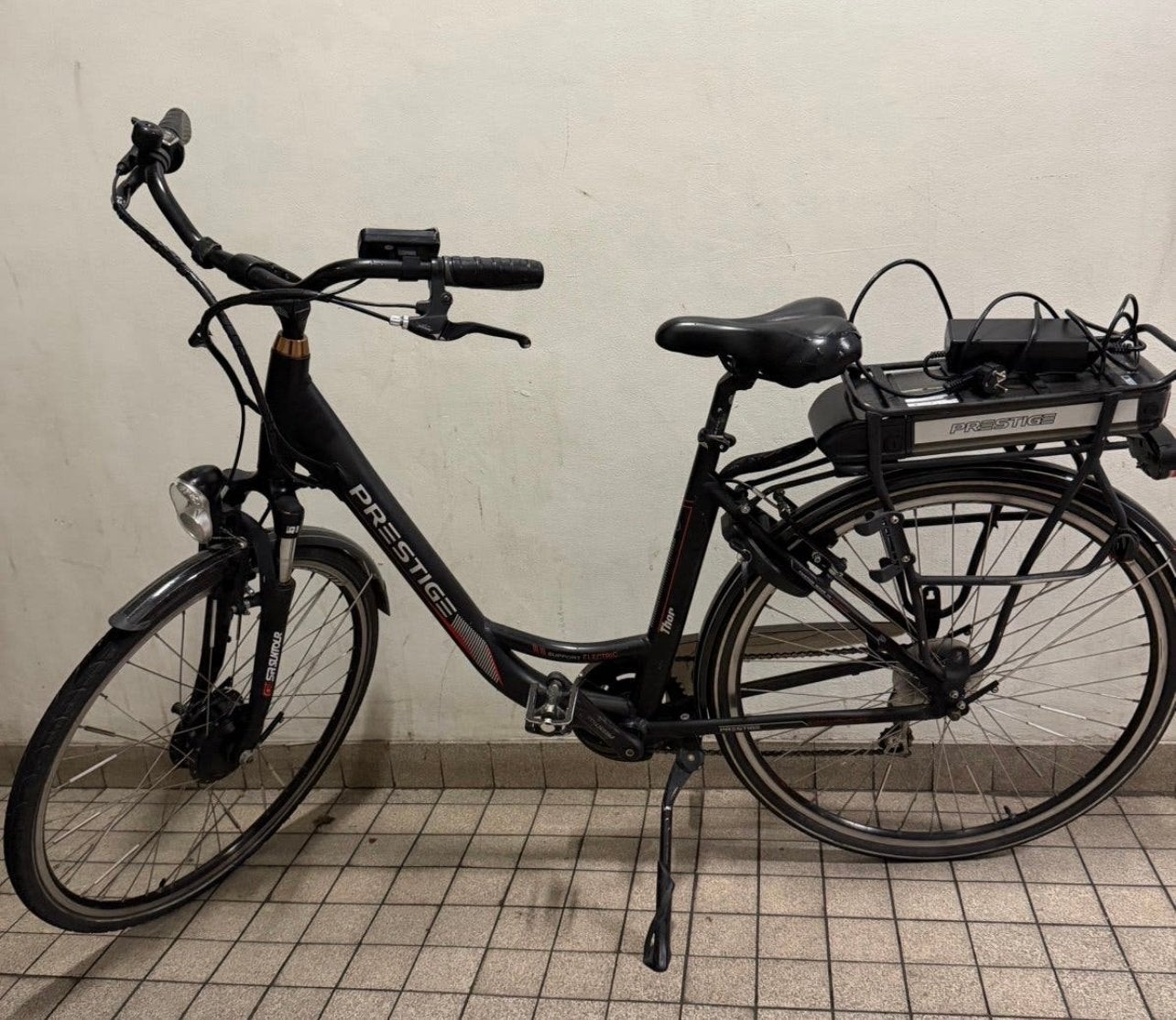 Prestige elektrische fiets - Zwart, goede staat, Fietsen en Brommers, Ophalen, Zo goed als nieuw, Overige merken