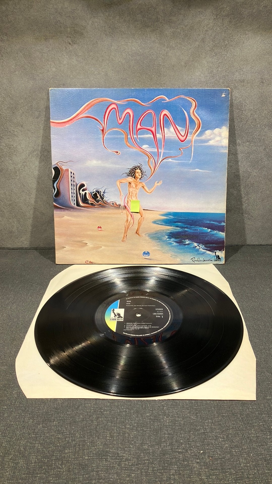Man. — man, LP, Beschermende buitenhoes, Progressive Rock, Ophalen of Verzenden