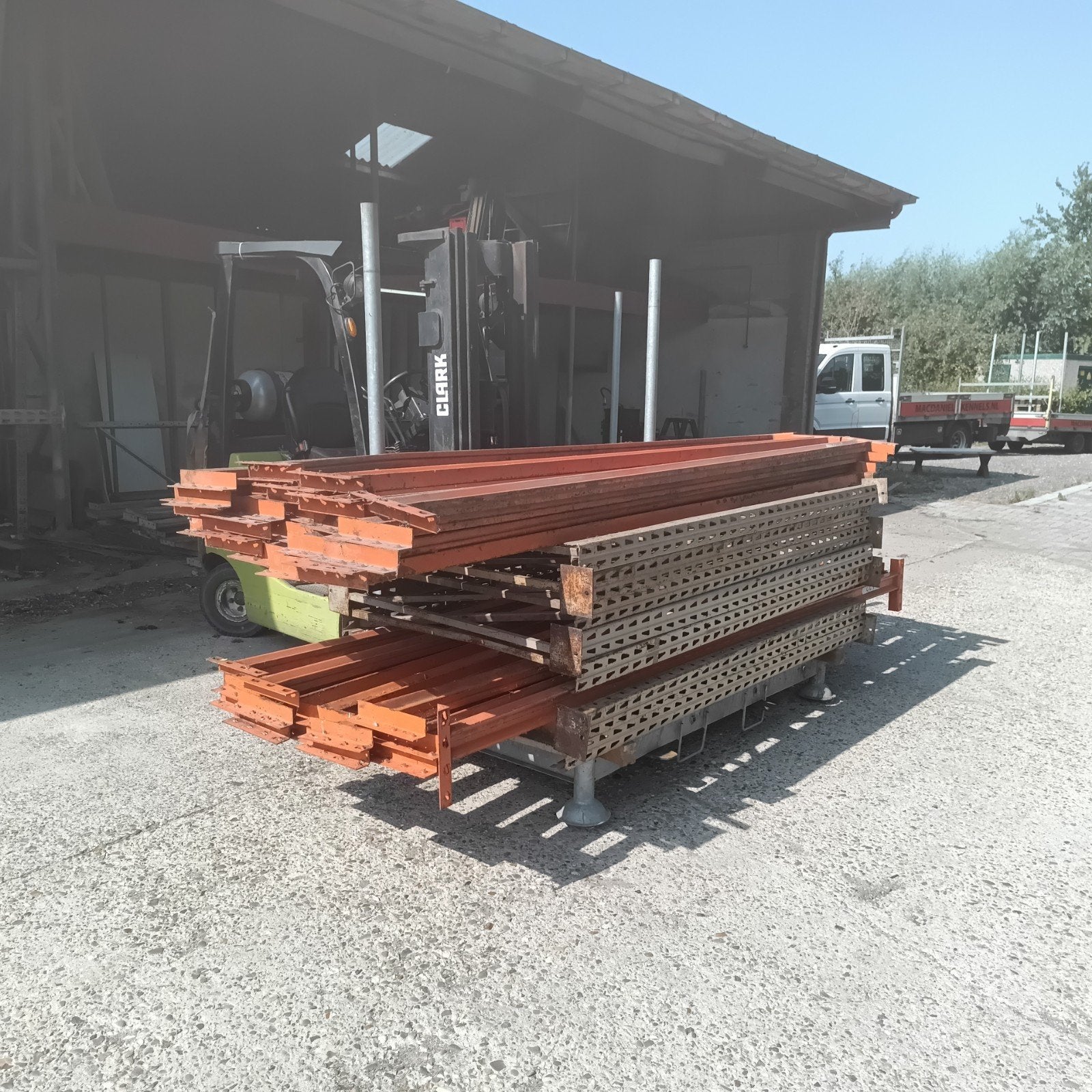 Gebruikte Stelling palletstelling 2,33 hoog 110 diep, 2,7m, Ophalen, Gebruikt