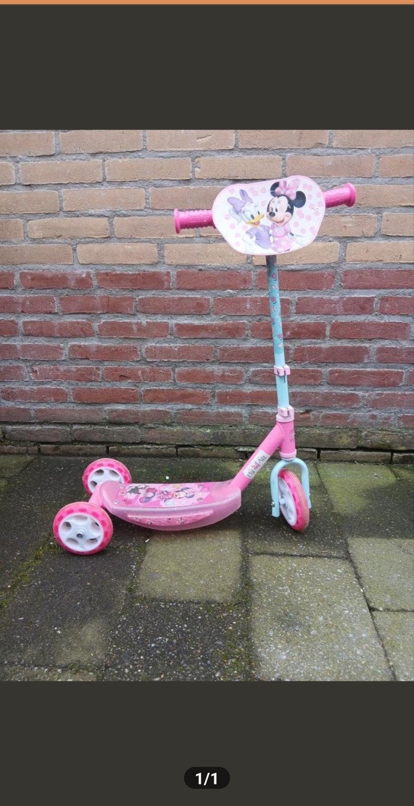 Minnie Mouse driewieler step voor kinderen, Ophalen, Gebruikt, Overige typen, Disney