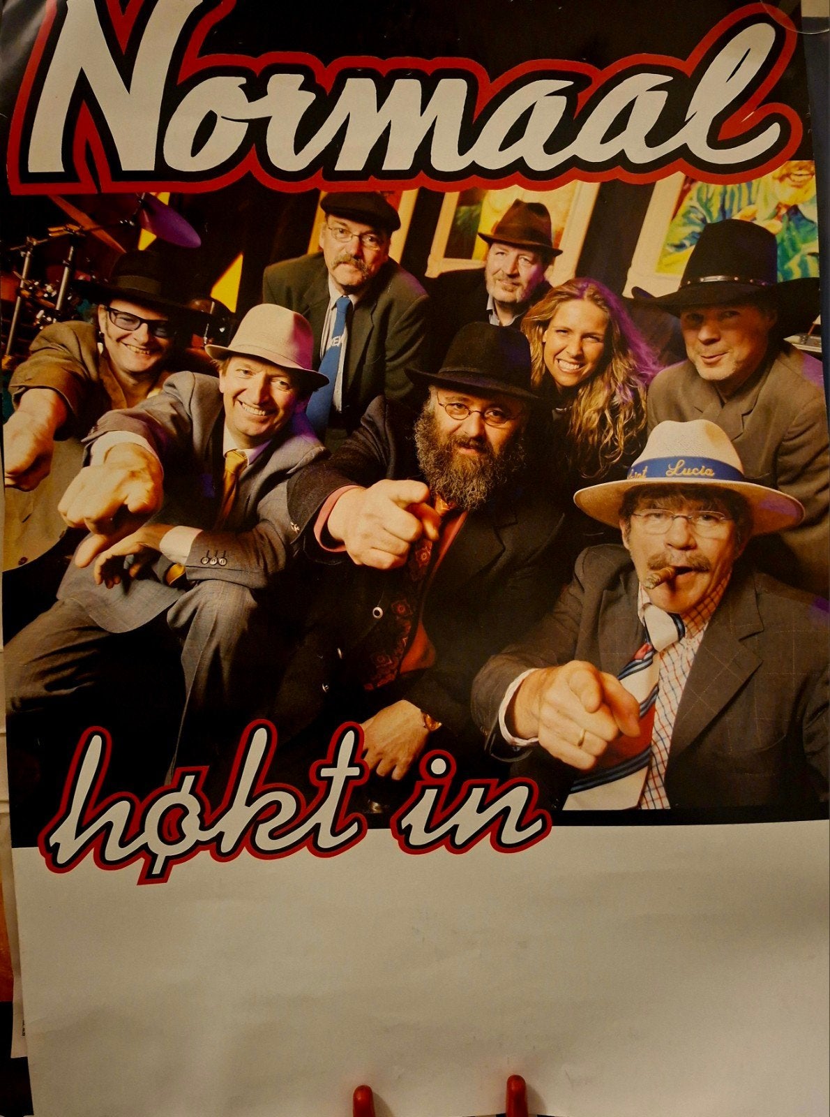 Normaal - Høkt in - Originele Poster, Verzamelen, Ophalen of Verzenden, A1 t/m A3, Muziek, Rechthoekig Staand