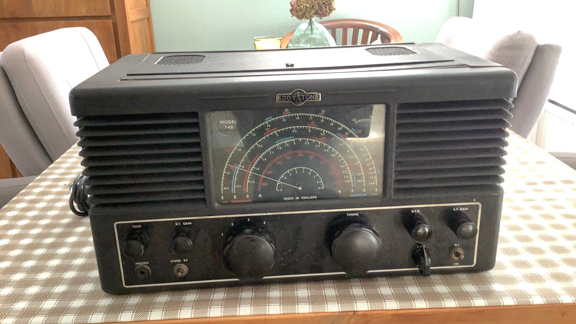 Eddystone radio ontvanger - Vintage model 740S, Ophalen