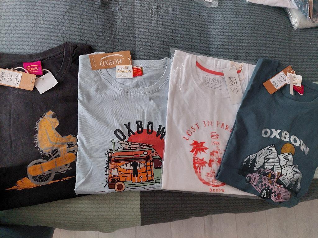 Oxbow t-shirts nieuw XXL, Verzenden, Zwart, Nieuw, Overige maten