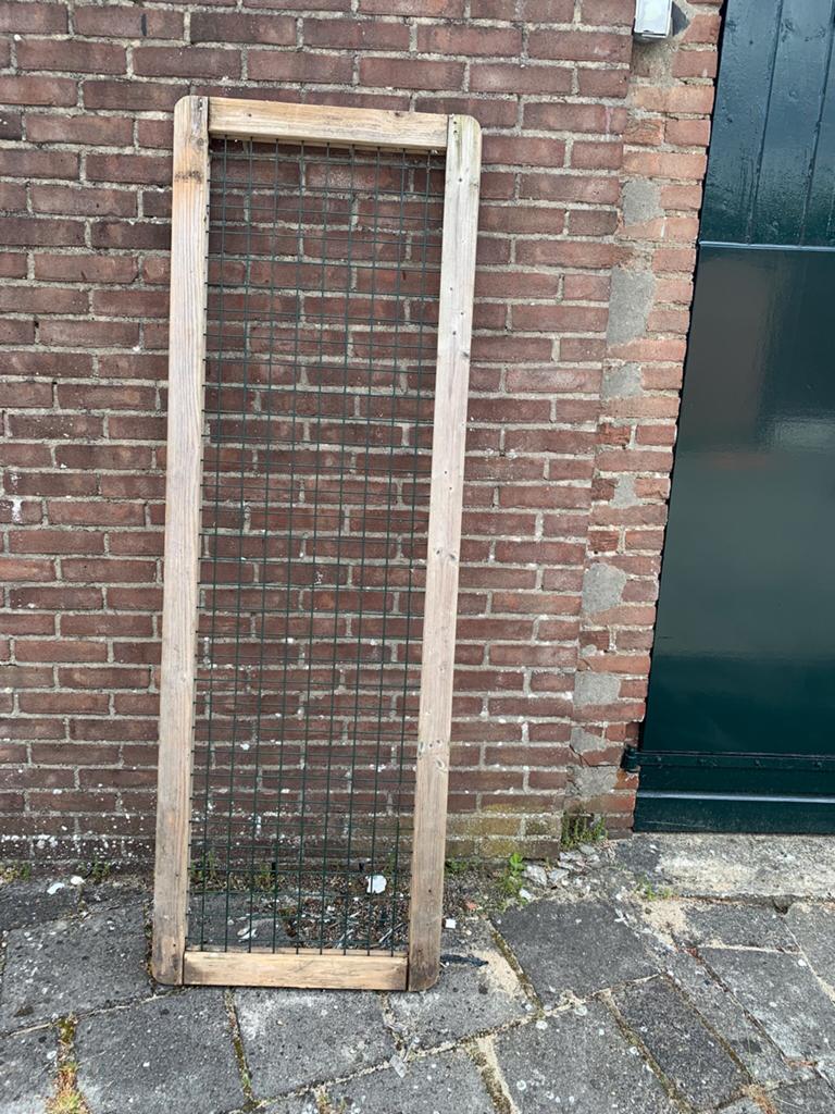 Draad met hout, Tuin en Terras, Gaas en Draad, Ophalen, Gebruikt, Minder dan 10 meter
