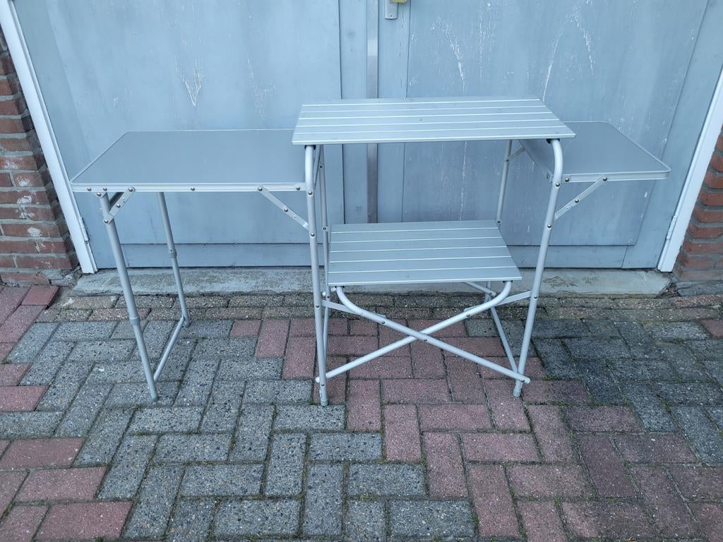 Camping kastje stoeltjes, Grondzeil., Caravans en Kamperen, Caravan accessoires, Ophalen, Gebruikt