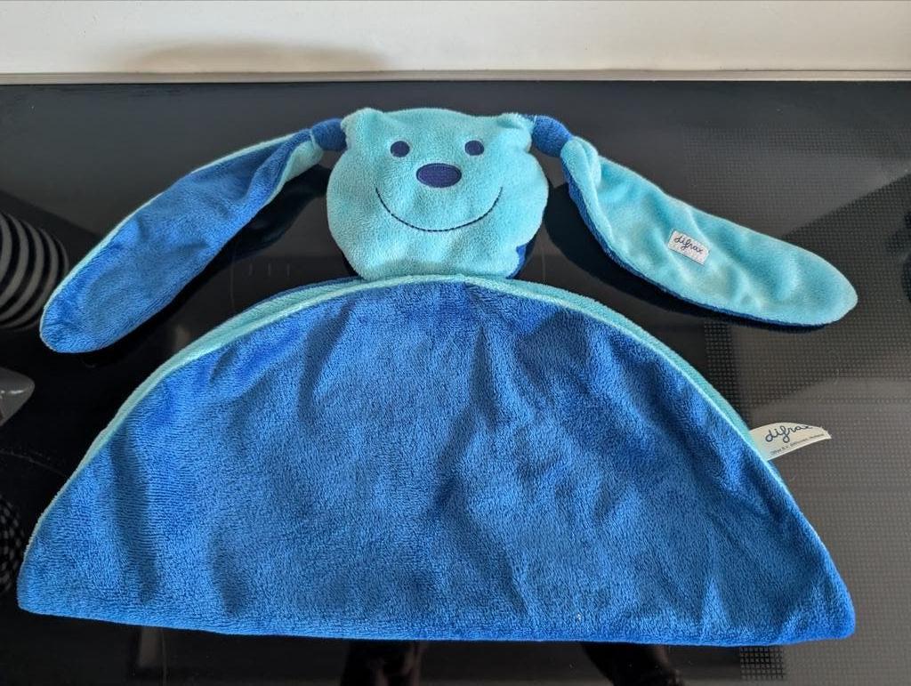 Knuffeldoek konijn Difrax, Ophalen of Verzenden, Zo goed als nieuw, Konijn, Middelgroot (20 tot 80 cm)