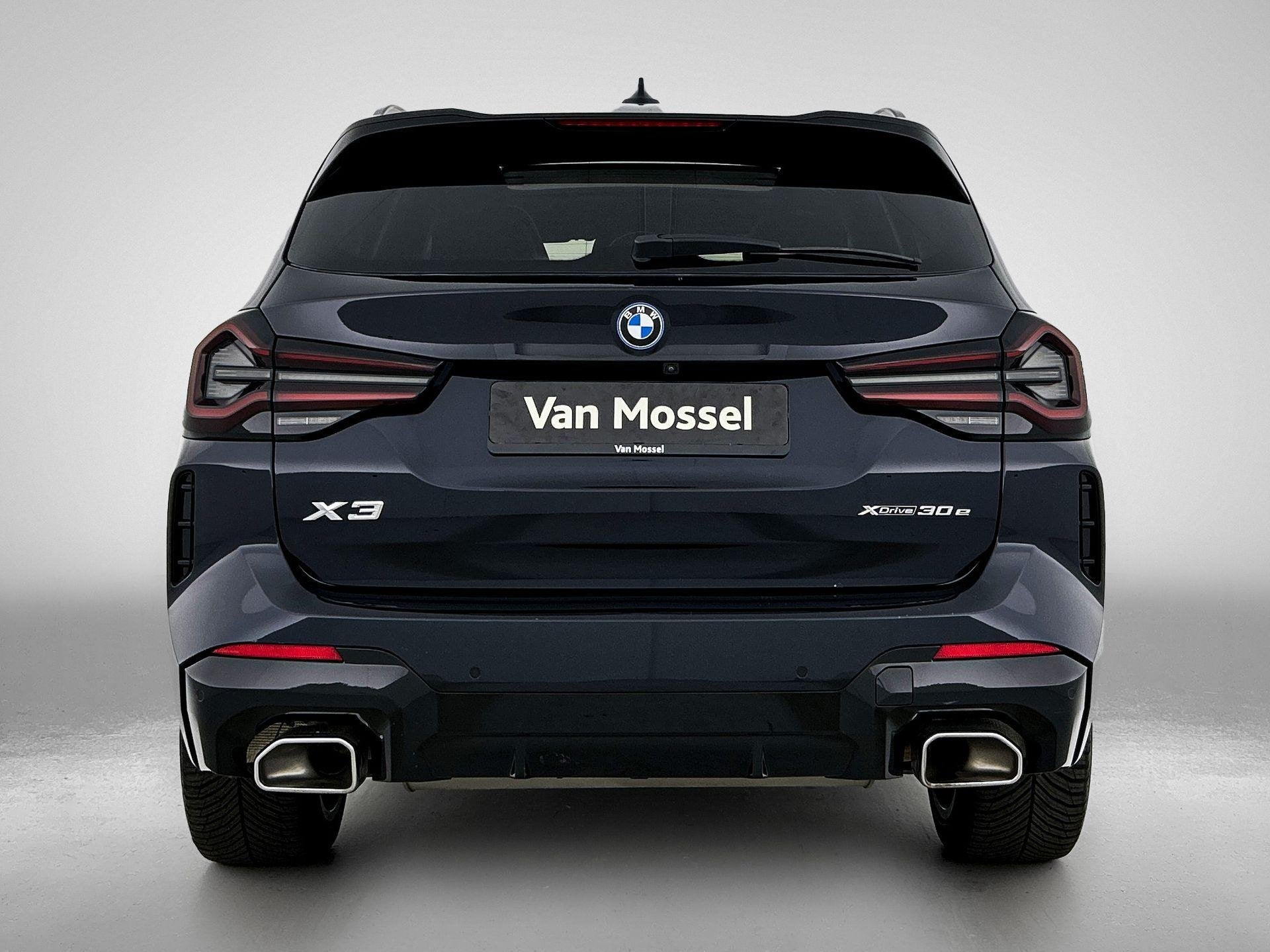 BMW X3 xDrive30e High Executive | LEDER | PANORAMADAK | HARM, Auto's, BMW, Gebruikt, Zwart, Bedrijf, Vierwielaandrijving