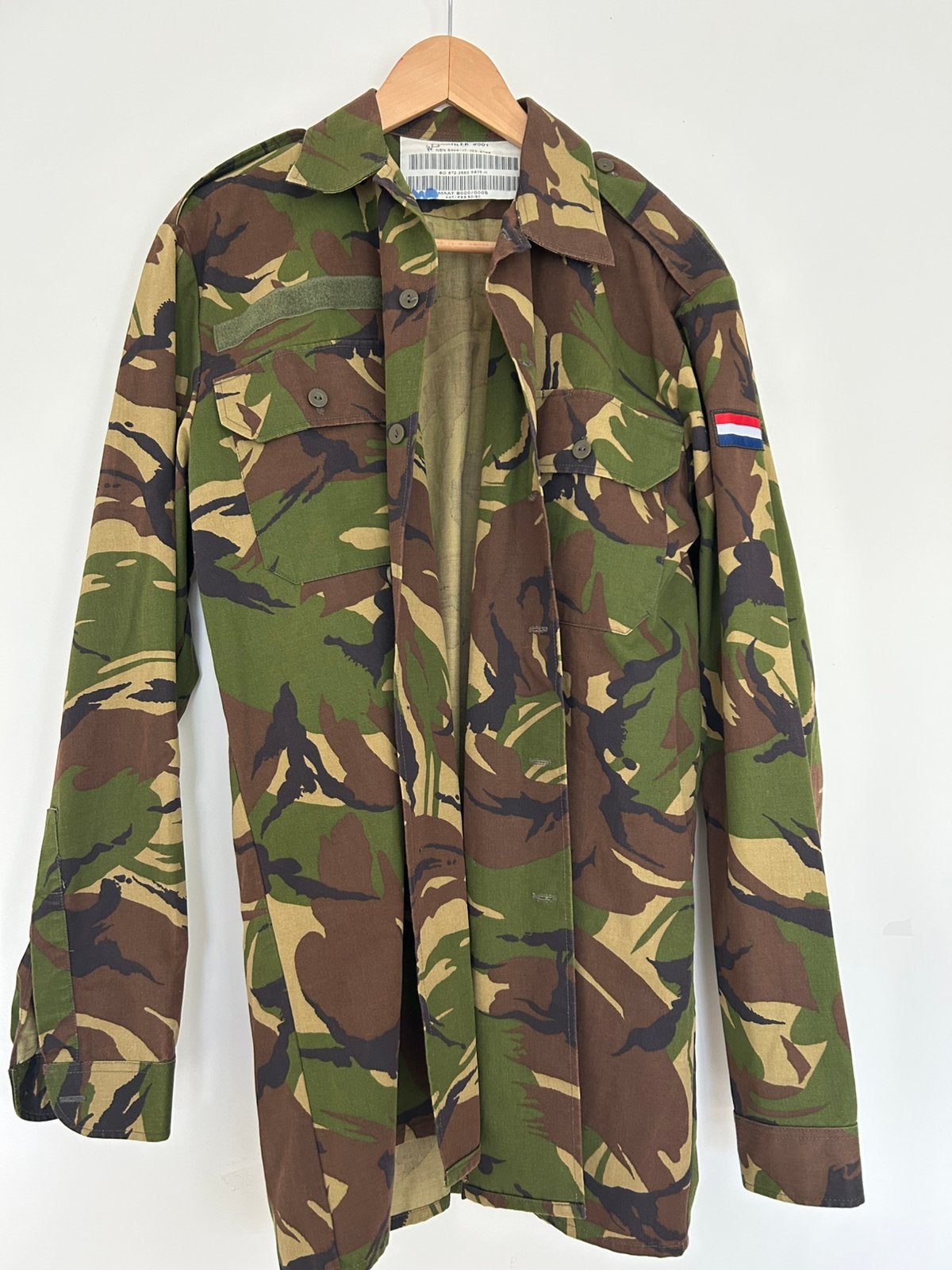 NL leger zomer jas maat 8000/0005, Ophalen of Verzenden, Landmacht, Nederland, Kleding of Schoenen