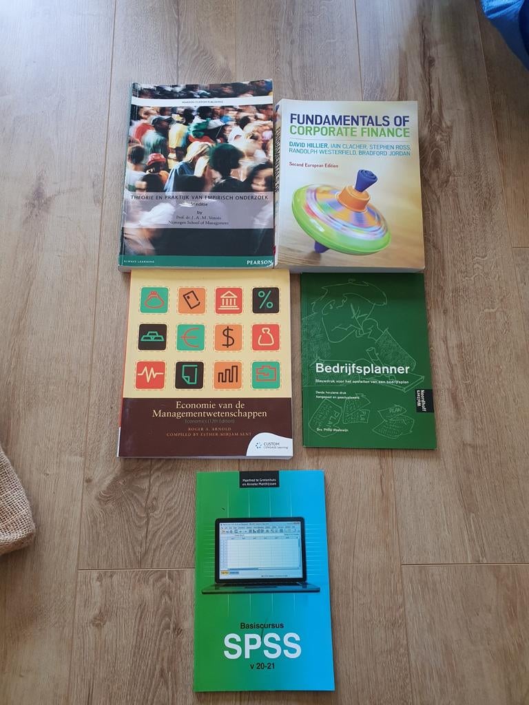 GRATIS Studieboeken WO Bedrijfskunde, Ophalen, Alpha, Gelezen, WO