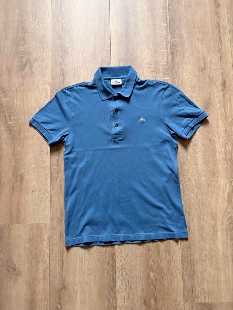 Lacoste polo maat S, Ophalen of Verzenden, Zo goed als nieuw, Maat 46 (S) of kleiner, Blauw