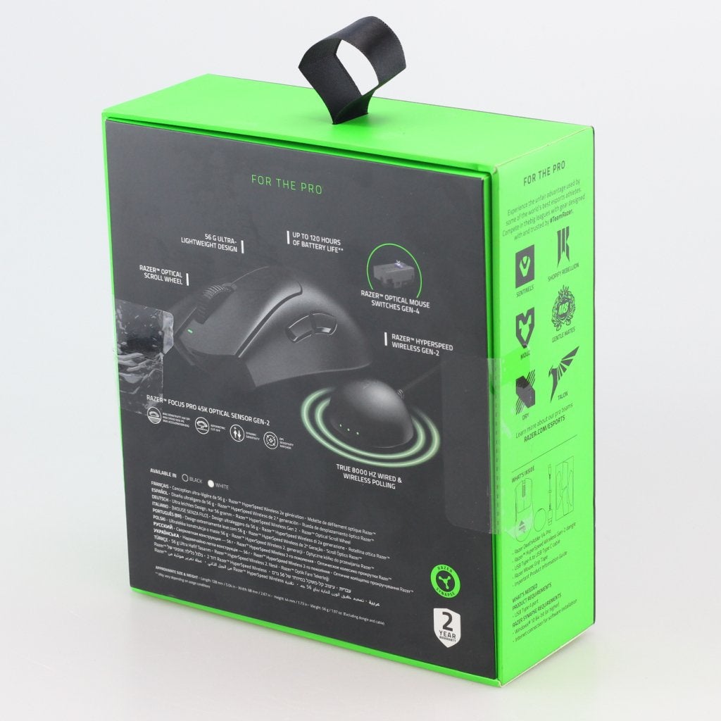 Razer Deathadder V4 Pro Nieuw Gaming Muis, Razer, Nieuw, Support@razer.com, Razer Inc.,
9 Pasteur,
Irvine, CA 92618,
United States