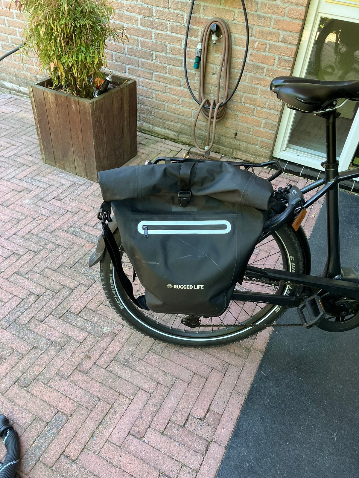Fietstas Rugged life, weinig gebruikt, half jaartje oud, Ophalen of Verzenden, Zo goed als nieuw
