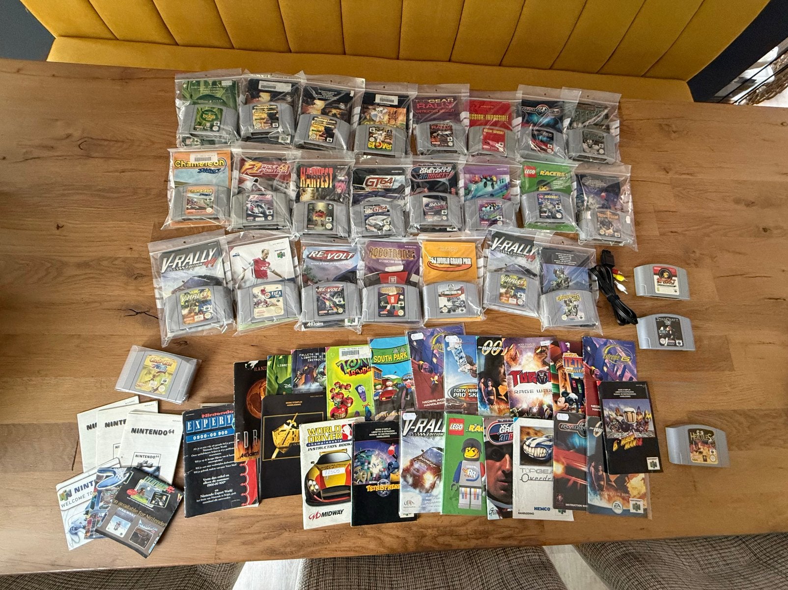 Partij Nintendo 64 games + handleidingrn, Spelcomputers en Games, Ophalen of Verzenden, Gebruikt