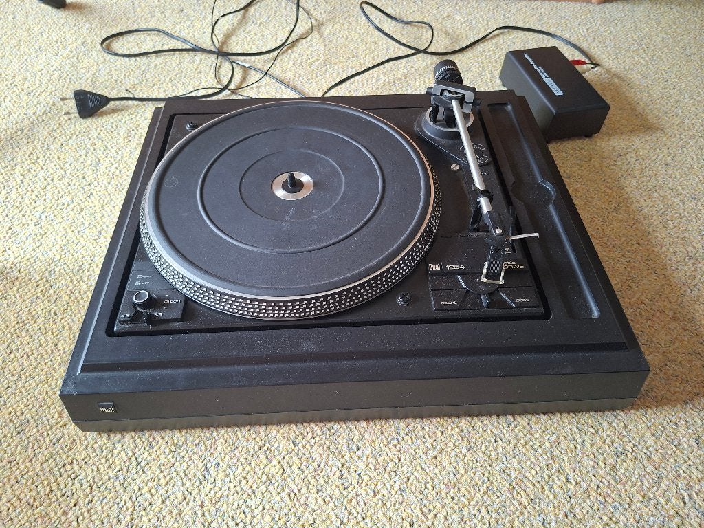 Dual 1254 platenspeler, Audio, Tv en Foto, Gebruikt, Automatisch, Ophalen of Verzenden, Platenspeler