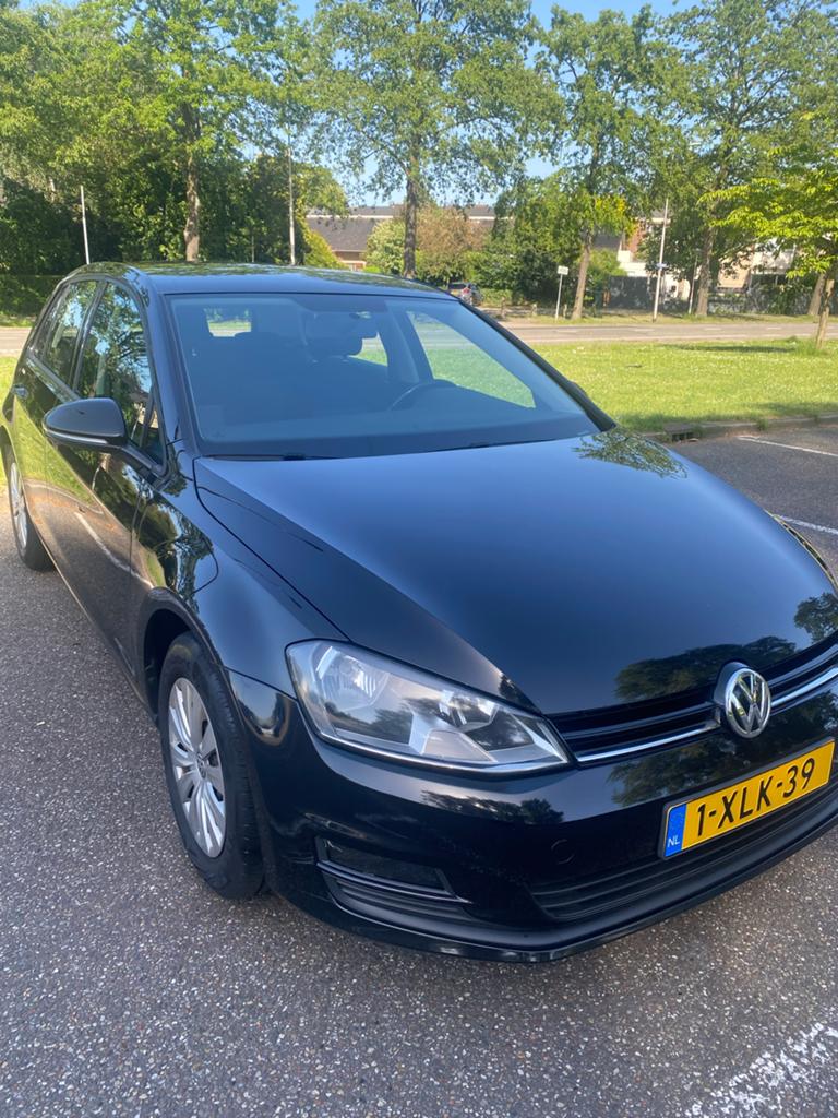 Volkswagen Golf 1.2 TSI 63KW 5D 2014 Zwart, Auto's, Volkswagen, Voorwielaandrijving, 4 cilinders, 610 kg, Zwart