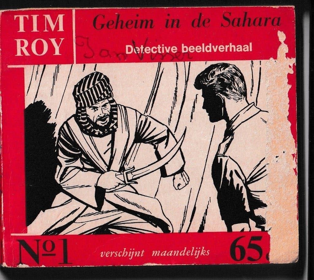 4 ministrips/beeldverhaal van Tim Roy, Meerdere stripboeken, Verzenden, Gelezen