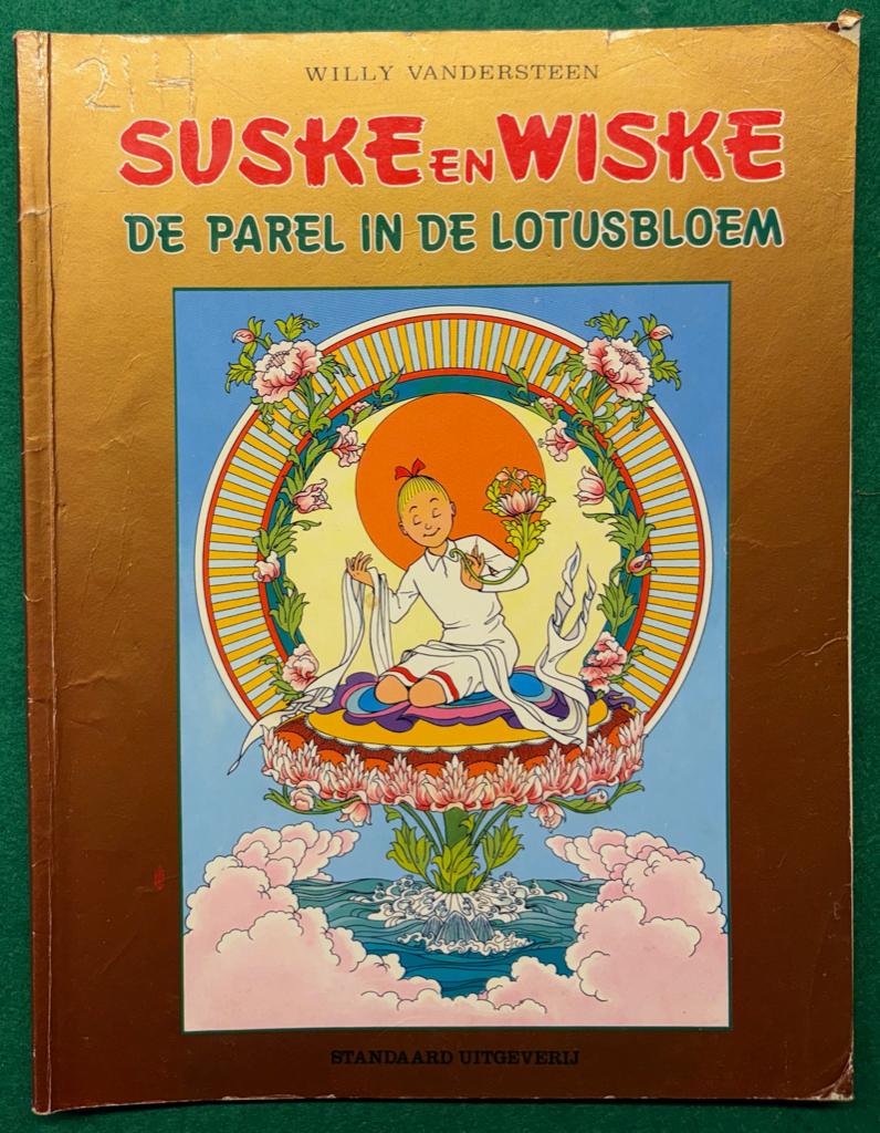 Suske & Wiske De parel in de lotusbloem, Boeken, Stripboeken, Gelezen, Willy Vandersteen, Eén stripboek, Ophalen of Verzenden