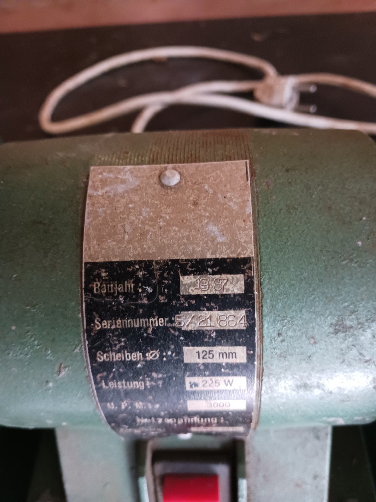 te koop dubbele slijpsteen 220 volt, Ophalen, Werkbankslijpmachine