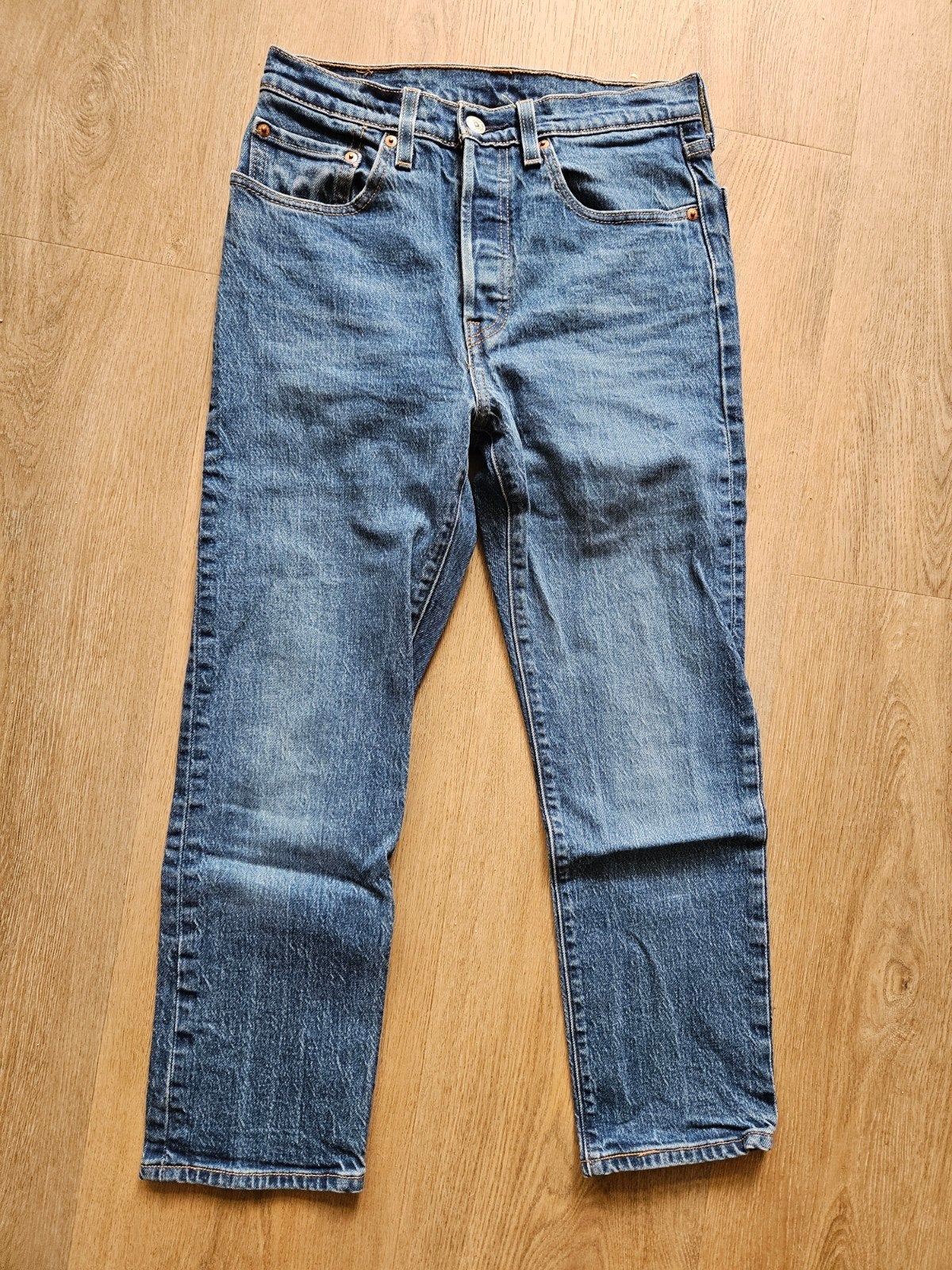 Levi's 501 Jeans - Maat W28 L30, Blauw, Ophalen of Verzenden, Zo goed als nieuw, W28 - W29 (confectie 36)