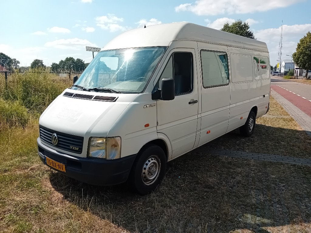 Volkswagen LT 35 2.5 TDI Xlang/hoog L3 H2 TREKHAAK! STUURBEK, 2167 kg, Startonderbreker, Volkswagen, Wit