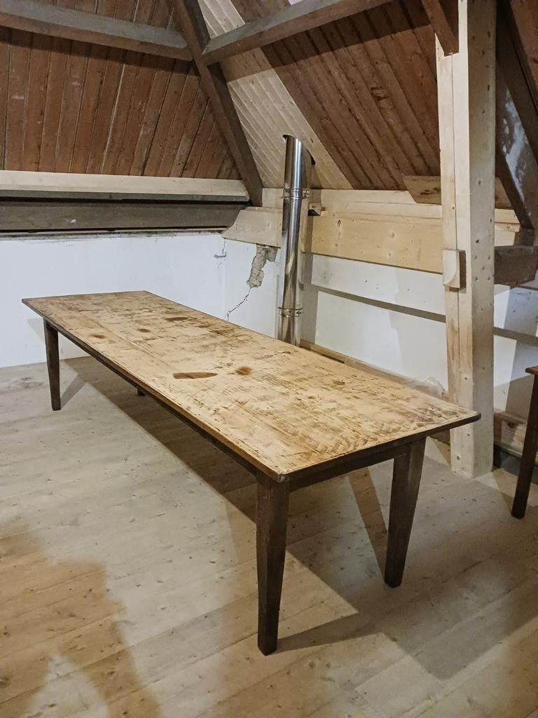 Antieke eettafel van 300 cm., Ophalen