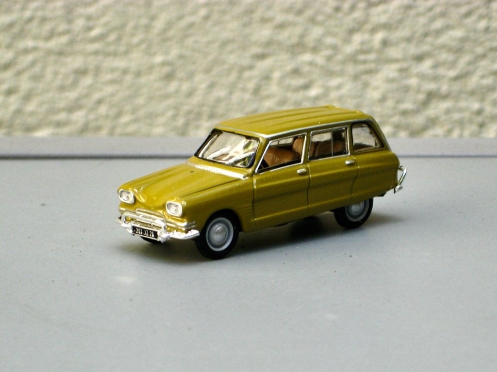 Citroen Ami 6 Break 1969 geel Bouton d'Or Norev H0 1:87, Ophalen of Verzenden, Nieuw, Auto, Overige merken