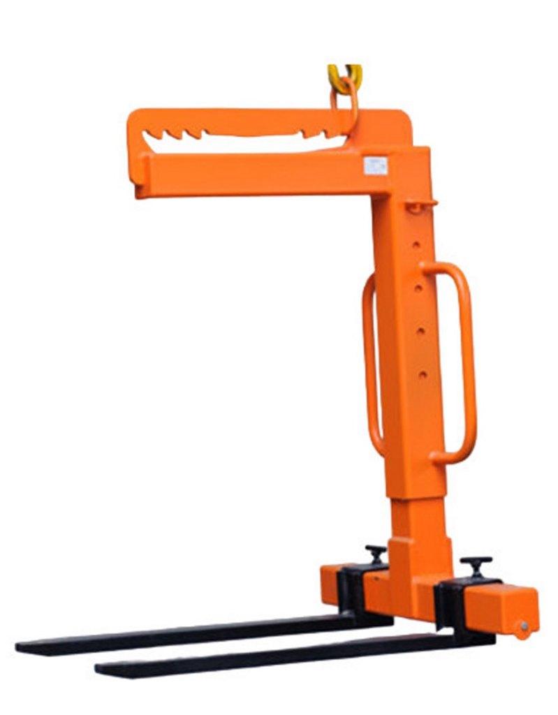 Pallethaak 2000 kg, Ophalen, Zo goed als nieuw, Handmatig