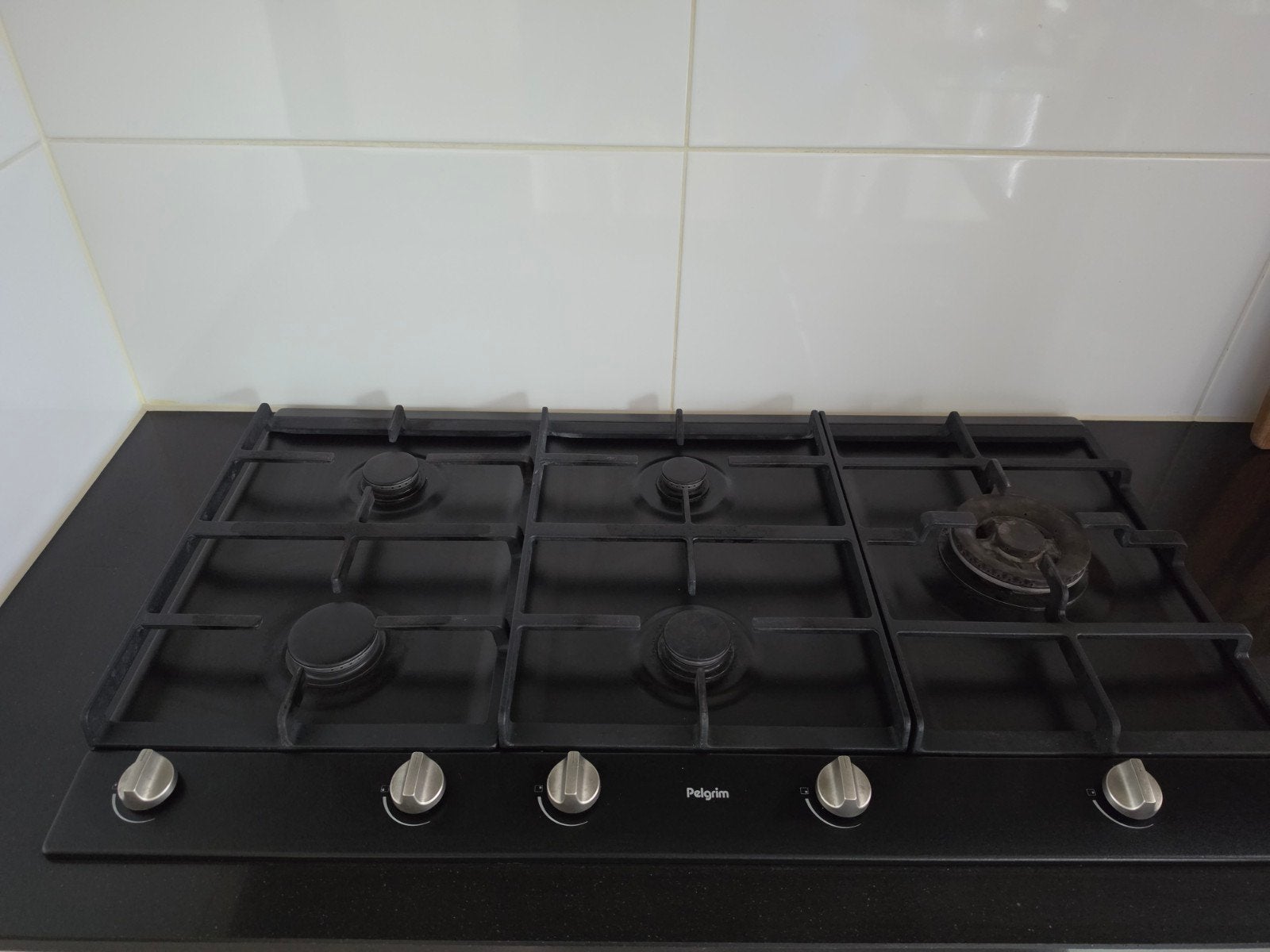 Pelgrim gasfornuis 90 cm breed - 5 kookzones, Ophalen, Gebruikt, Inbouw, Gas