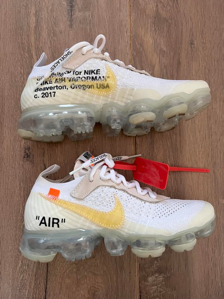 Nike X Off-White VaporMax EU37,5, Wit, Ophalen of Verzenden, Sneakers of Gympen, Zo goed als nieuw