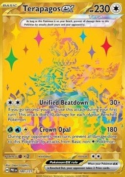 TERAPAGOS EX 180/131 - PRISMATIC EVOLUTIONS, Ophalen of Verzenden, Nieuw, Losse kaart, Foil