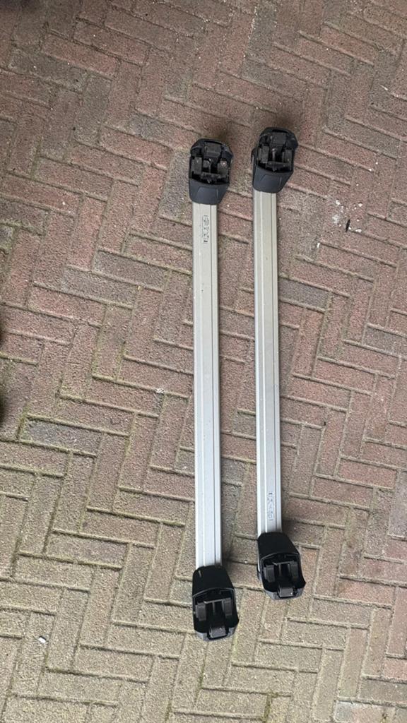 Originele dakdragers Audi Q5 8R  8R0071151F, Auto diversen, Dakdragers, Ophalen, Zo goed als nieuw