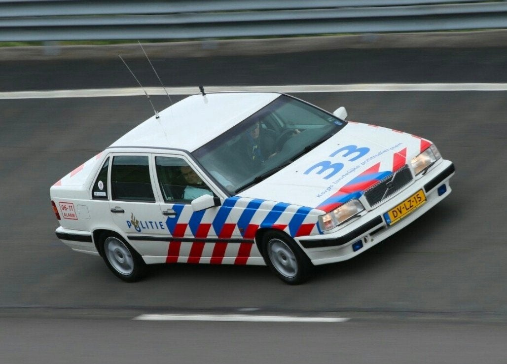 Volvo 850 2.5 20V GLT Politie KLPD. 1 in Nederland, Leder en Stof, Wit, Origineel Nederlands, Bedrijf