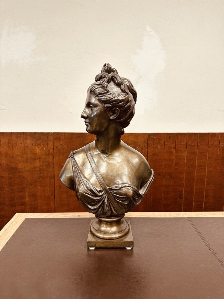 Buste Diana de Jager van Jean Antoine Houdon, Ophalen of Verzenden